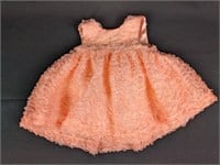 (1) 6-9 Peach Ruffle Dress: [Cat&Jack] Girl