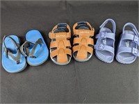 (3) Size 8 Sandals [Nautica, OshKosh] boy