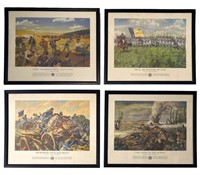 Lot of 4 War Prints