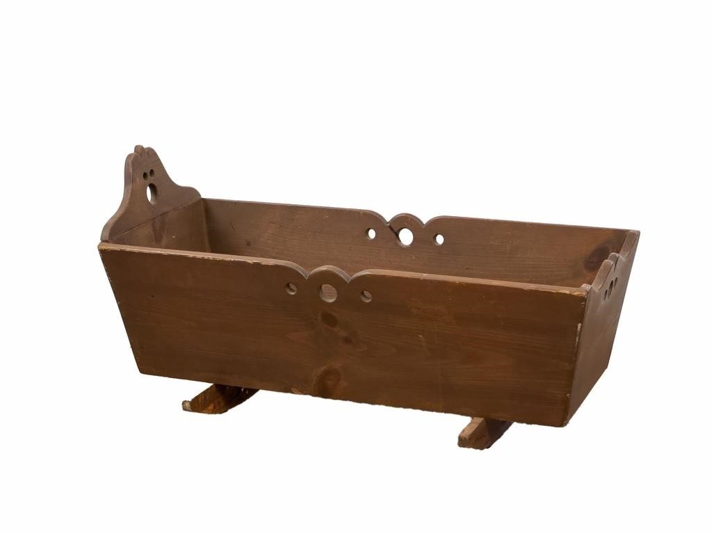 Solid Wood Baby Cradle