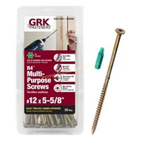 GRK Fasteners $34 Retail #12 x 5-5/8" Screw R4