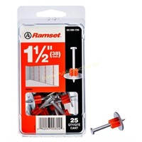Ramset 1-1/2" Drive Pins with Washers (17PK)
