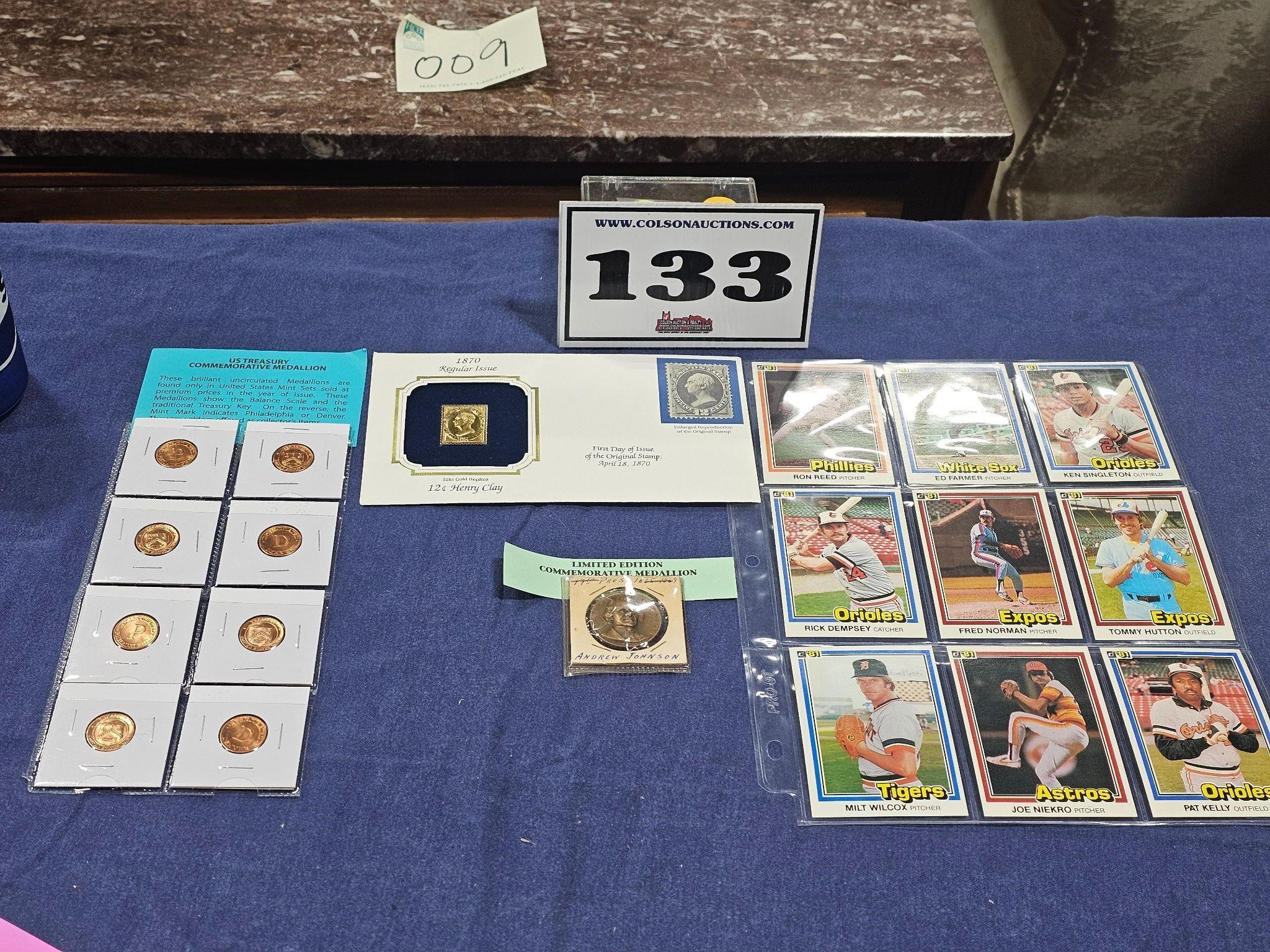 Medallions, 1981 Dondruss Baseball Cards,