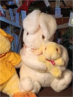 4 New Stuffed Easter Toys. Rabbits.