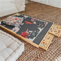 NEW! Puzzle Board with Drawers- Wooden Jigsaw
