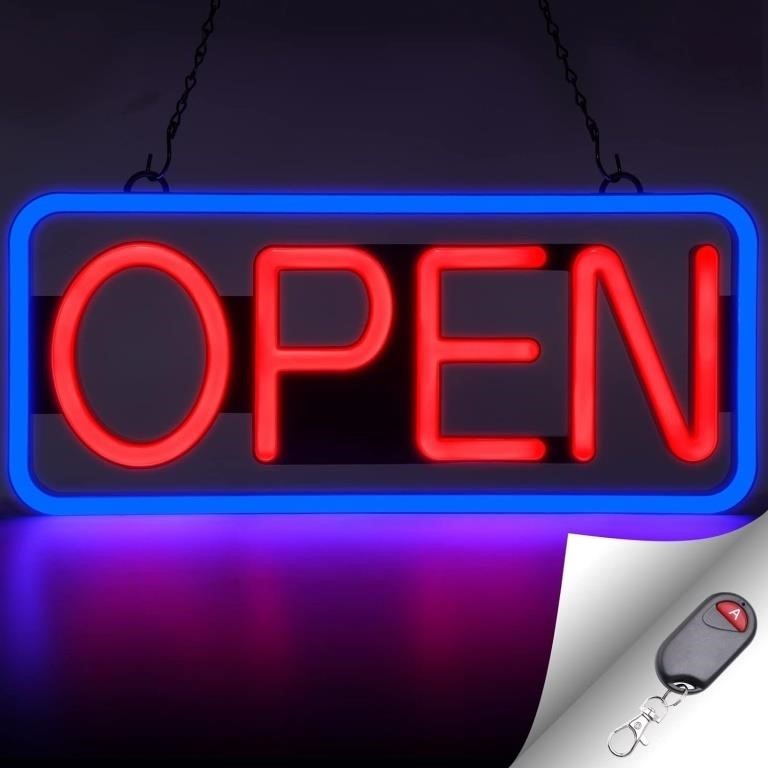 Neon Open Sign for Business,21.5x9.5inch With