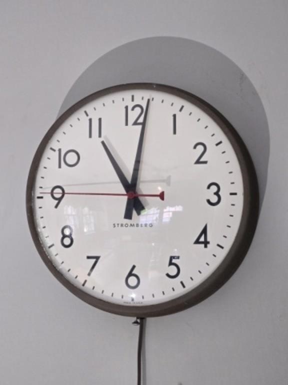 Stromberg USA Made Round Wall Clock