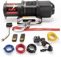FieryRed 4500LBS Electric Winch - 12V Towing