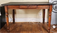Vintage Wooden Desk / Table with Drawer