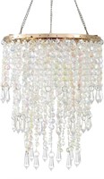 FlavorThings 3-Tier Acrylic Chandelier Shade with