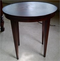 20th Century Baker Oval Mahogany Side Table