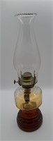 Vintage Glass Oil \Kerosene Lamp