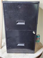 2 Drawer Metal File Cabnet With Key