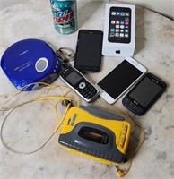 Phones Cassette Player Cd player ++