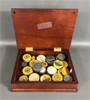 Wooden Box of Watch Parts