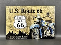 U.S. Route 66 The Mother Road Metal Sign