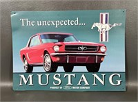 Ford Mustang The Unexpected Metal Sign