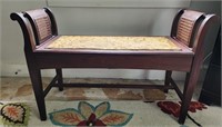 Cane Bed Bench