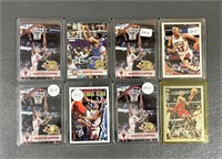 Eight Scottie Pippen Basketball Cards
