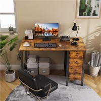 NEW! $691 Lufeiya 40 inch Computer Desk with 4