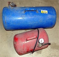 TWO AIR TANKS  II IS DAMAGED