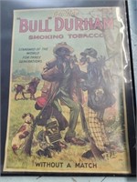 Vintage Genuine Bull Durham Tobacco Poster