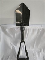 Vintage metal military shovel