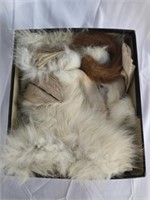 Box scrap fur for crafts