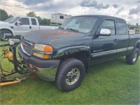 '02 GMC 2500 6.0 Gas AT, 4WD, Meyers 7.5 Snowplow