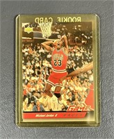 1993 Upper Deck Game Faces Michael Jordan Card