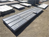 3'x12' Grey Metal Roof Panels