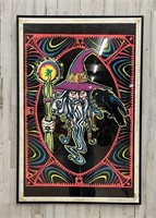 Vintage Scorpio Wizard Blacklight Poster #904