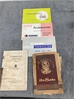 Owners Books for DeSoto, Packard, & Studebaker