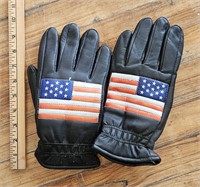 American Flag Motorcycle Gloves