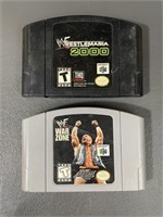 Two Nintendo 64 WWF Games
