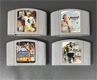 Four Nintendo 64 Sports Games