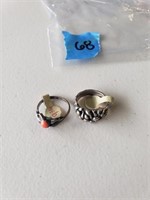 lot of Sterling silver rings