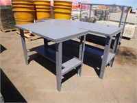 Metal Work Benches (QTY 2)