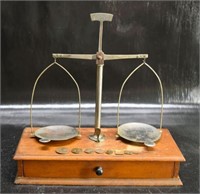 Antique Jewelers Or Apothecary Balance Scale