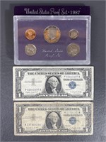 1987 S Mint Mark Uncirculated Proof Set