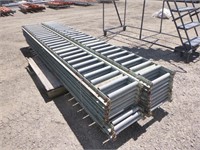 1'x10' Roller Conveyors (QTY 18)