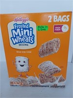 * hole in 1 bag* Kellogg's frosted mini-wheats 2-