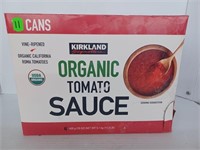 Kirkland organic tomato sauce 11- 15oz. cans