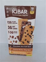 IQ protein bars 3 flavors 18ct. BB: 7/2024