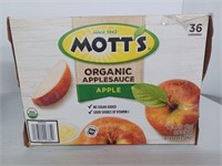 Mott's organic applesauce 36- 3.9oz containers