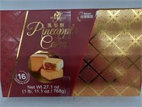 Isabelle pineapple cakes 16ct. Best by: 7/2024