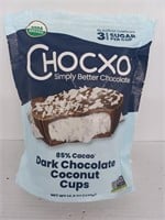 Chocxo Dark chocolate coconut cups 14.8oz bag
