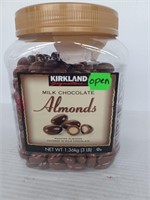 **BB: 4/24** OPEN milk chocolate covered almonds