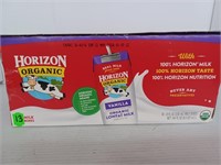 Horizon Organic vanilla milk 13- 8fl. oz. boxes