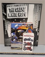 Wall Hanging & Motorcycle Books-HARLEY